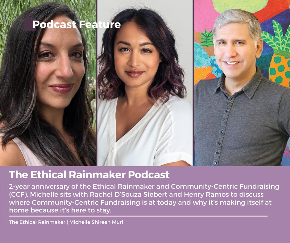 GladiatorConsu1's tweet image. The Ethical Rainmaker’s 4th season with an episode devoted to @comm_centric and putting communities of color first, instead of donors who have a lot of money.

 Season 4 of our podcast is being sponsored by @NeonOneTech!
#communityCentricFundraising