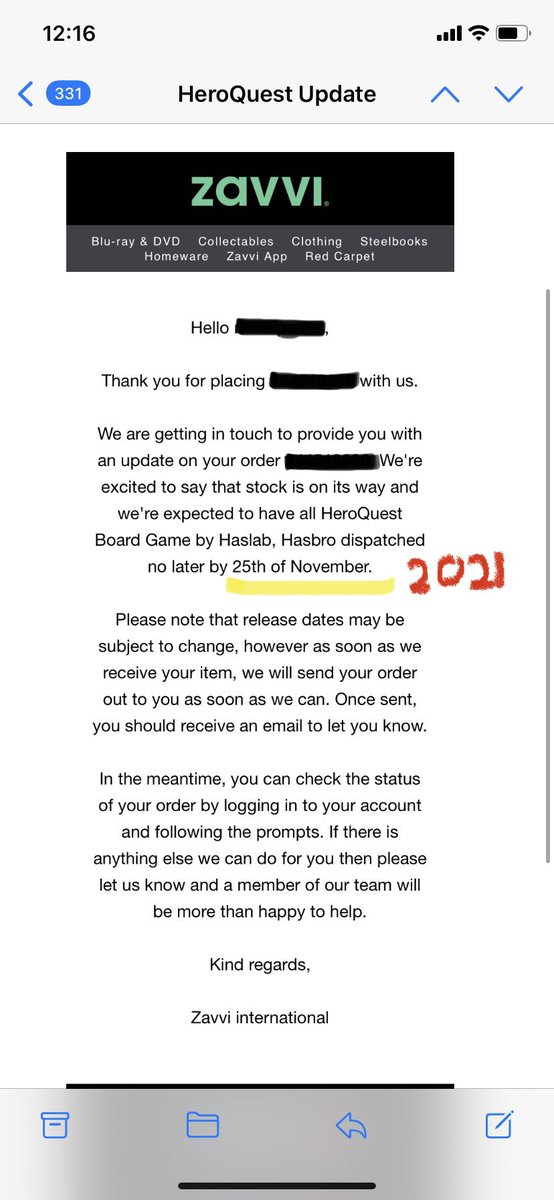 Markos1's tweet photo. @zavvi @zavvi_cs @ZavviComplaints 261 day and counting. Been chatting to customer services for near a week now and no further forward https://t.co/vJIZJOpHBe