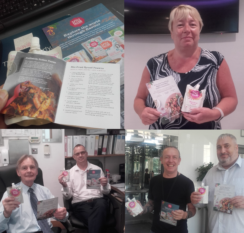 Guess who's having curry tonight? Thankyou for our samples @theworkperk @TheSpiceTailor we love the little recipe book that came with it! #theworkperk #thespicetailor #tailortotaste