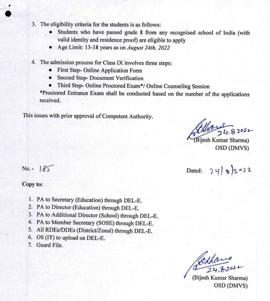 ANI on Twitter "Delhi government starts admission process for Delhi