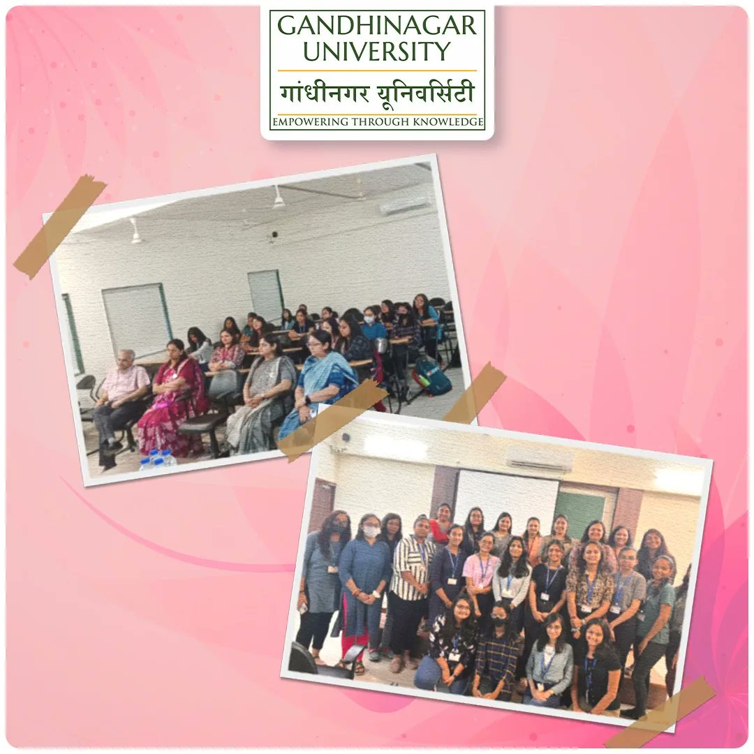 gandhinagaruni's tweet photo. A glimpse of the seminar on "Importance of Girls in Nation Building".

#GandhinagarUniversity #WDC #womendevelopment  #womendevelopmentcell #engineering #mba #ahmedabad #baroda #gujarat #india https://t.co/jY9ZVeejpq