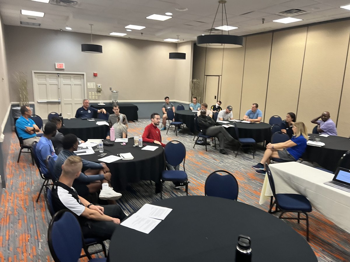 Last night’s Advanced Referee Group Meeting in Morgantown