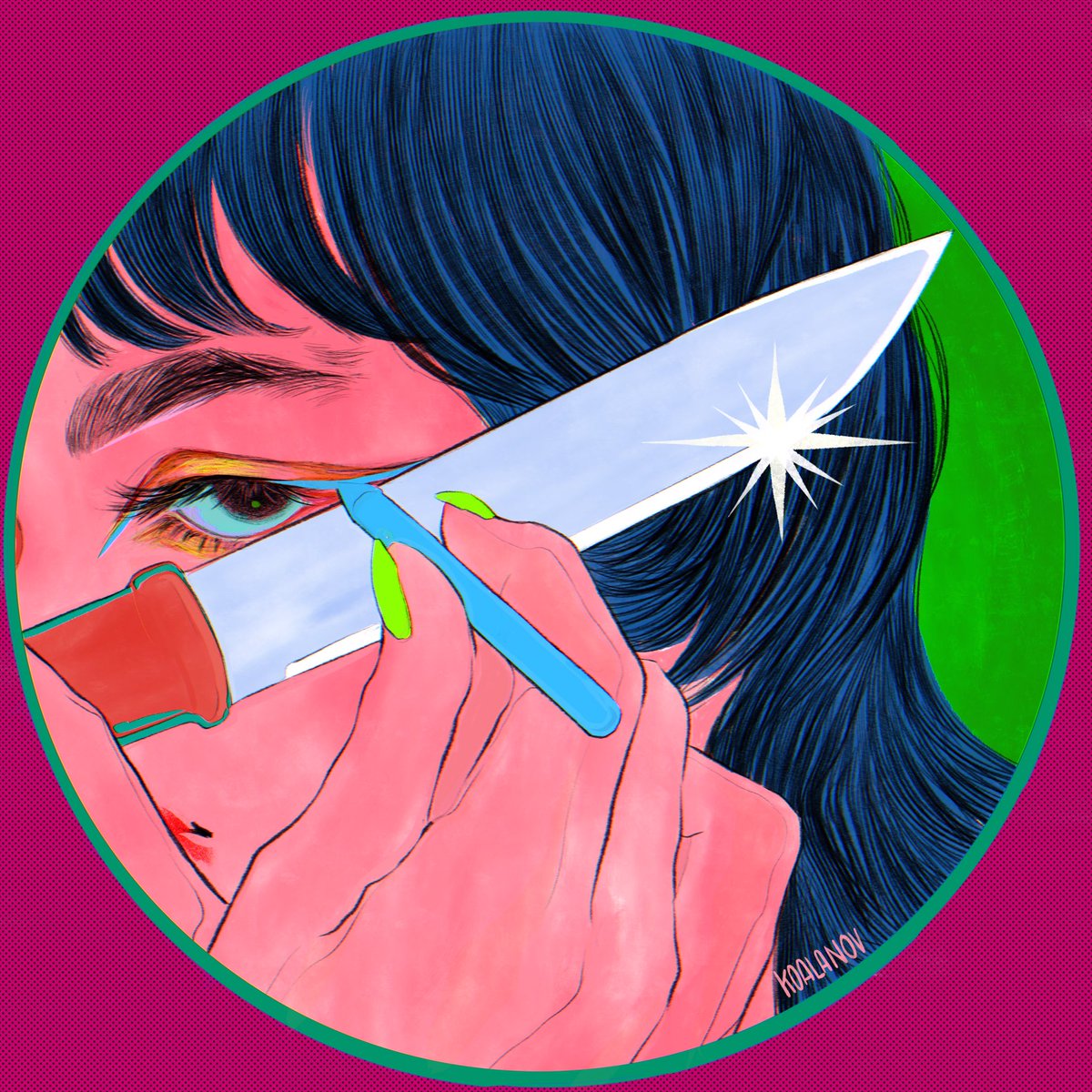 「slay they said #artph 」|koalanov 🔪 day3 stickerconのイラスト