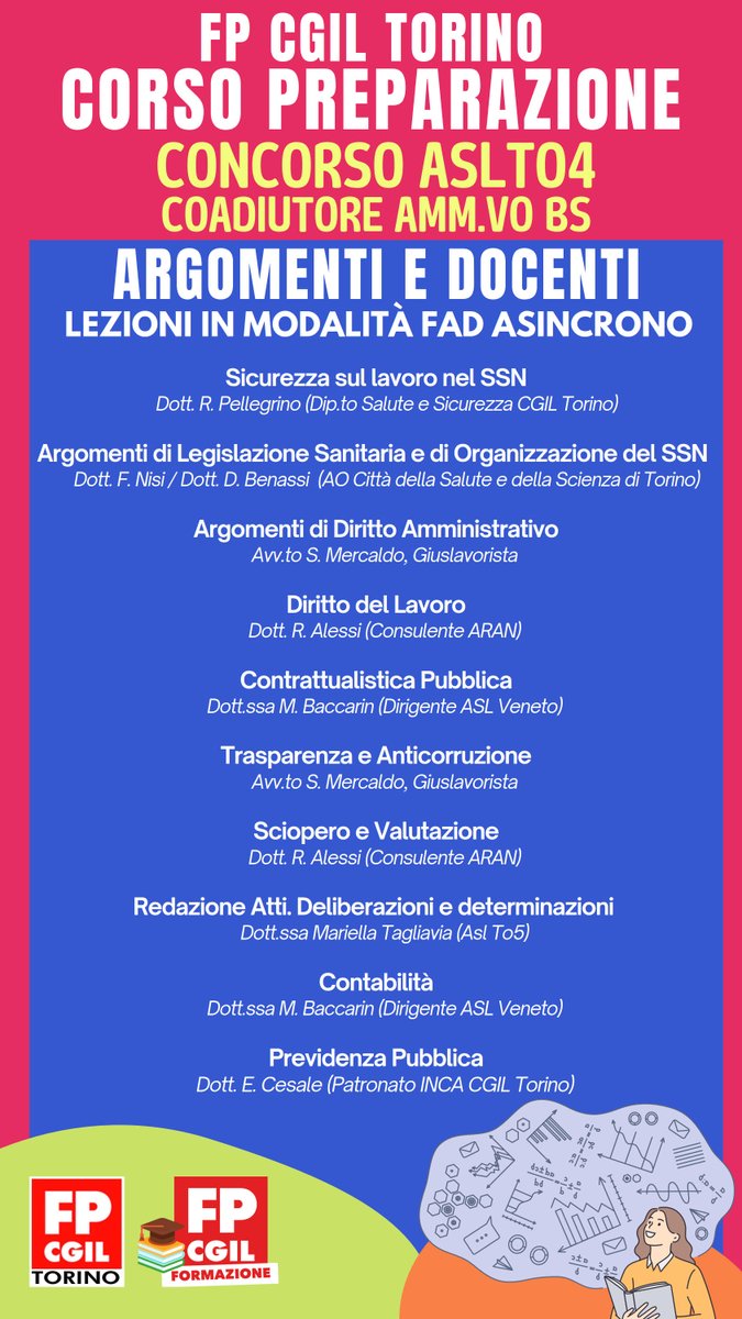 FPCGILTorino's tweet photo. 🟥 𝗖𝗢𝗥𝗦𝗢 𝗣𝗥𝗘𝗣𝗔𝗥𝗔𝗭𝗜𝗢𝗡𝗘 𝗖𝗼𝗻𝗰𝗼𝗿𝘀𝗼 #𝗔𝗦𝗟𝗧𝗢𝟰 𝗖𝗼𝗮𝗱𝗶𝘂𝘁𝗼𝗿𝗲 𝗔𝗺𝗺.𝘃𝗼 𝗖𝗮𝘁. 𝗕𝗦 FAD ASINCRONO✍️𝗣𝗮𝗿𝘁𝗲𝗰𝗶𝗽𝗮 #Formazione Corso 𝙂𝙍𝘼𝙏𝙐𝙄𝙏𝙊 𝙞𝙨𝙘𝙧𝙞𝙩𝙩𝙞 #𝘾𝙜𝙞𝙡 Clicca 🔜 https://t.co/5pEfvp9Uqt e iscriviti 
#FpForma #FpCgil https://t.co/aUYN1H0o9p