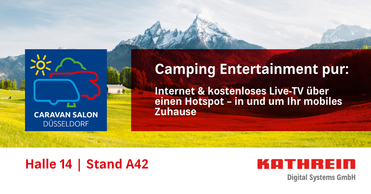 KATHREIN Digital Systems GmbH (@kathrein_ds) on Twitter photo Schon übermorgen startet der CARAVAN SALON mit dem #PreviewDay für Fachbesucher. Unser Messeauftritt nimmt Form an und wir freuen uns auf zahlreiche Besucher in 𝐇𝐚𝐥𝐥𝐞 14 | 𝐒𝐭𝐚𝐧𝐝 𝐀42 mit „Camping Entertainment pur“! Jetzt Termin vereinbaren 👉 info@kathrein-ds.com Schon übermorgen startet der CARAVAN SALON mit dem #PreviewDay für Fachbesucher. Unser Messeauftritt nimmt Form an und wir freuen uns auf zahlreiche Besucher in 𝐇𝐚𝐥𝐥𝐞 14 | 𝐒𝐭𝐚𝐧𝐝 𝐀42 mit „Camping Entertainment pur“! Jetzt Termin vereinbaren 👉 info@kathrein-ds.com