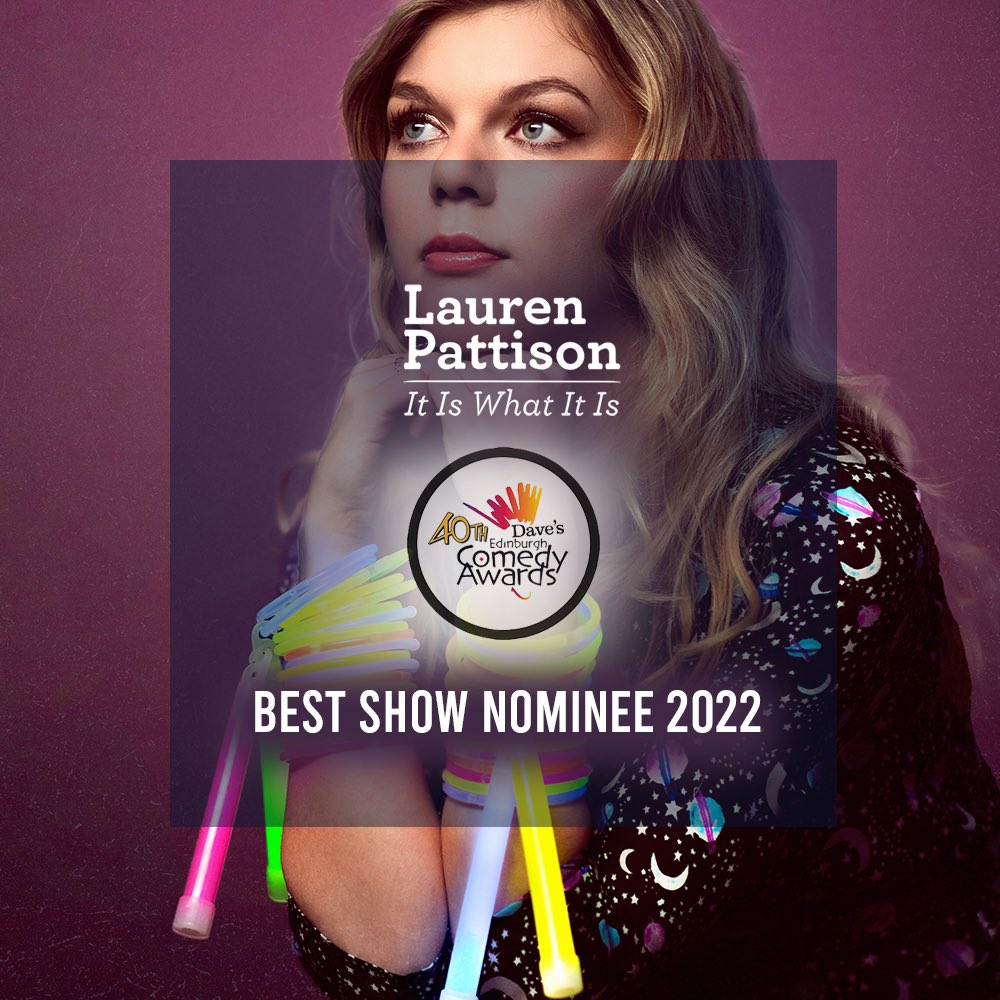 AvalonComedy's tweet photo. 📣 Congrats to @laurenpattison who has been nominated for the 2022 @ComedyAwards (Best Show) 🙌 https://t.co/xkIPUCy4SA