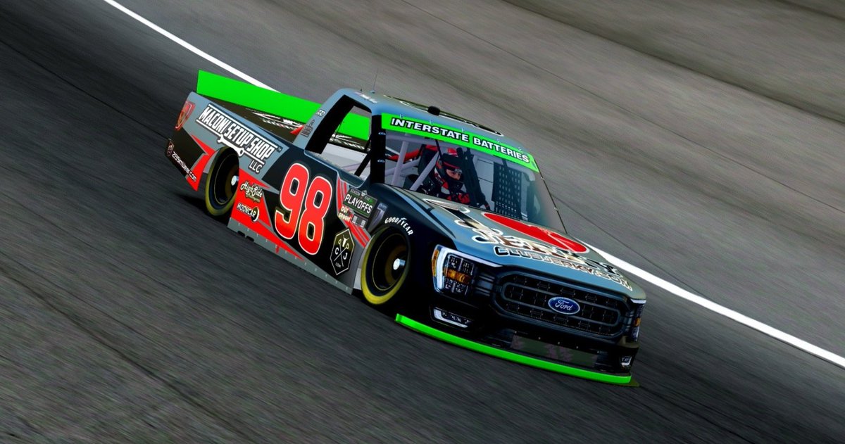 The Sim Racing Channel is Proud to announce... We are an affiliate sponsor of the #98 Presley Sorah @PresleyRacing Ford F150 as he runs for the Championship in the <a href="/MonNightRacing/">Monday Night Racing</a> Series, next Monday, August 29th. 
Let's give Presley all our TSRC support! Get it Presley!!