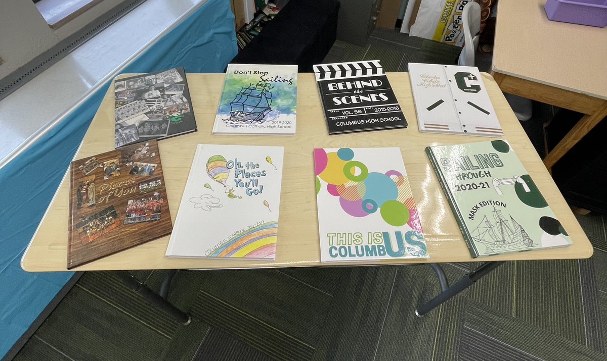 Spending some time with Journalism I and II students looking back at old yearbooks for inspiration 💡 What are some things you like to see in your yearbooks? <a href="/CVCS_CHSAlumni/">Columbus HS Alumni</a> <a href="/CBUS_Activities/">The Shipyard</a>