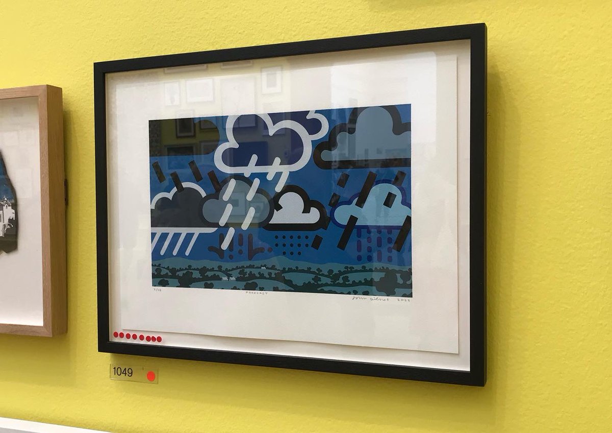 FORECAST screen print is now available on my website and is in my Etsy shop.
See the link in my bio.

#screenprinting #screenprint #handprinted #limitededition #screenstretch #weather #forecast #clouds #climatechange #weathersymbols