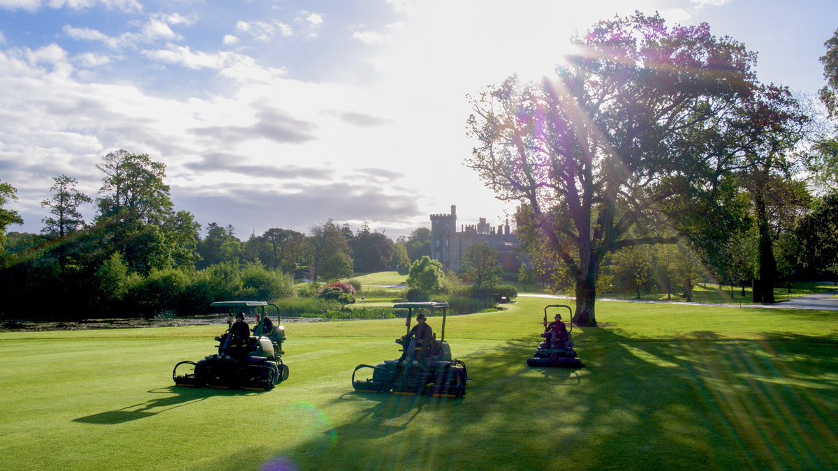 The incredible team at <a href="/GolfDromoland/">Dromoland Golf</a> are working day and night to ensure the course is in the best shape ahead of the #WIO2022 🙌

We’ll be meeting some of the team behind the scenes over the coming days so keep your eyes peeled for a peek behind the scenes 👀