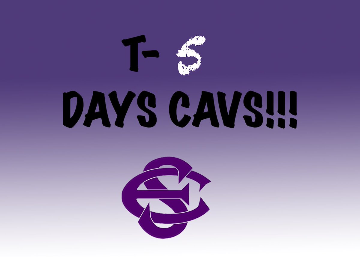 And the countdown begins… ONLY FIVE DAYS TILL BACK TO SCHOOL!!! Be sure to get all the supplies needed for your classes to have a productive year South! 💜🤍