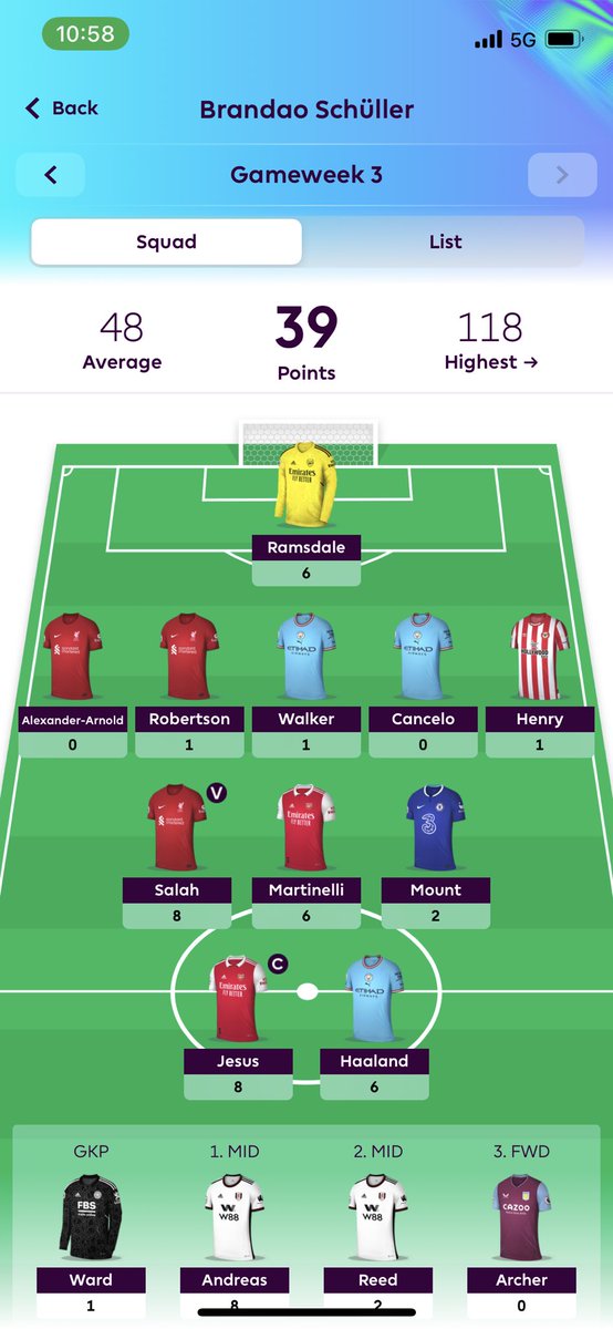 student_fpl's tweet photo. A very bad GW3 for me. Really got punished with my big at the back. Mount + Lpool defence still looks poor but will not make any transfers ahead of GW4 - the fixtures are too good! Hopefully GW4 will be a massive haul for me, but you never know…How did your GW go? #FPLCommunity https://t.co/mpwEuJhmw0