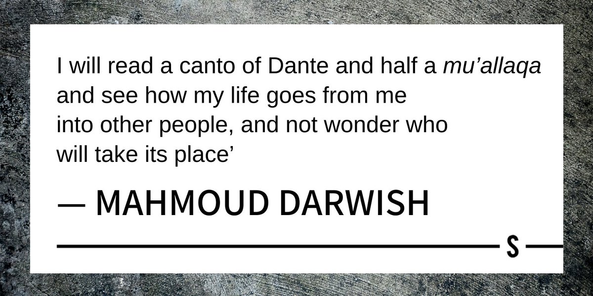 “If we choose to face our own death instead of avoid it, it can become a direct portal into reality, instead of delusion. … I see that same intention in today’s poem,” says guest host @sheer_awe. Today’s poem is “The rest of a life” by Mahmoud Darwish bit.ly/3TdiL2Q