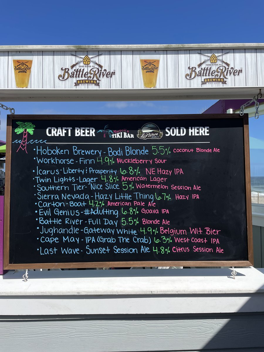 Don't forget to check out craft beers sold daily. We love our local vendors.🍻

Wednesday Entertainment🎤
The Blues Collar Band 2pm
Pat Roddy Band 8pm