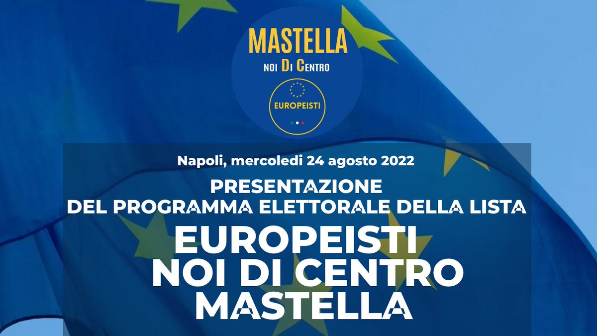 Siamo un partito giovane e vogliamo garantire una presenza forte dell'Italia in Europa. Perché l'Europa? Perché l'Europa ci conviene. Noi possiamo avere uno sviluppo maggiore se siamo bene integrati in Europa. #EUROPEISTI #ElezioniPolitiche2022