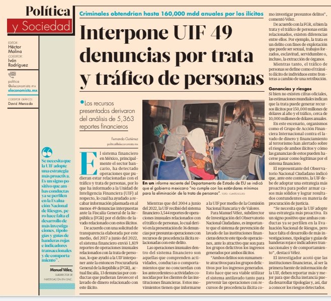 ahorropopular's tweet photo. ¿Qué tanto la inteligencia financiera puede ayudar a combatir delitos como la trata y el tráfico de personas? En el sistema financiero se han detectado movimientos que tienen que ver con dichos lícitos. Aquí la historia con el aporte de @VelezManuel https://t.co/CoztUyXtfR https://t.co/k5jNxORD7l