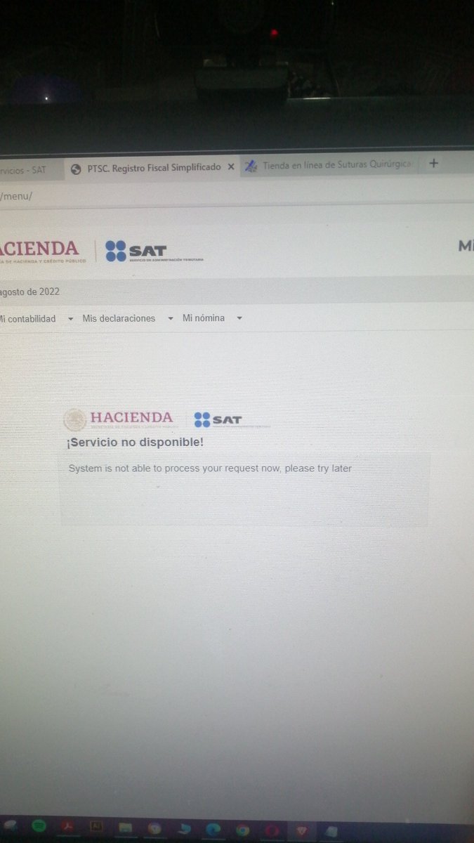 abdiruiz's tweet photo. @SATMX no está disponible la facturación 3.3? Me marca error https://t.co/Eqwwe0mSjr