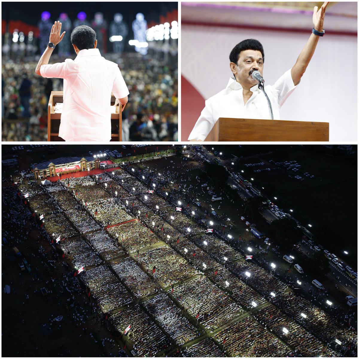 mkstalin's tweet photo. ஏன்? எதற்கு? எப்படி? எனக் கேள்வியெழுப்பி, இந்நிலத்தில் அறிவுணர்ச்சியும் - மான உணர்ச்சியும் தழைத்திடக் களம் அமைத்துப் புத்தொளி பாய்ச்சிய அறிவியக்கமாம் திமுக-வில் இணைந்திட்டவர்களை அரவணைத்தேன்.

We have got something concrete -  distinct - different to offer to the nation at large. https://t.co/jVDTwdioOi