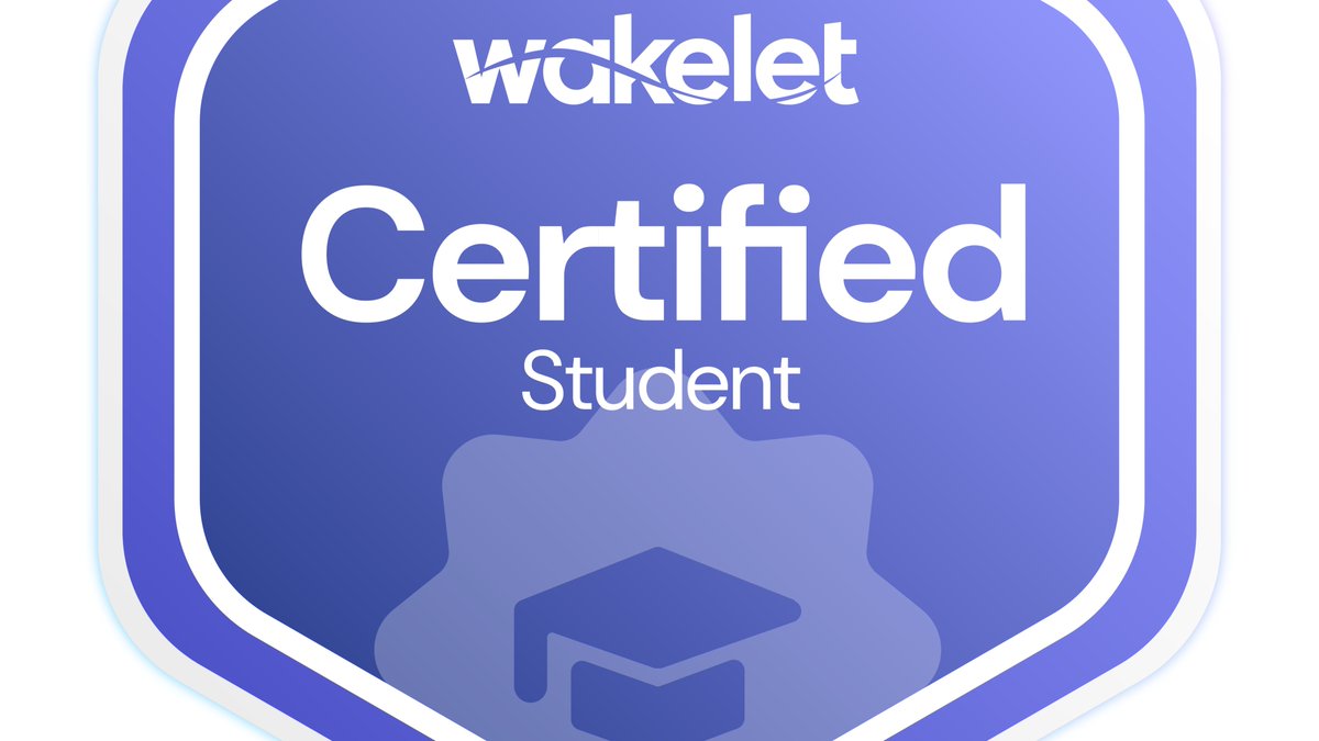reizwan's tweet photo. Exciting! The new @wakelet Student Certified Course is now available!  If you haven't used Wakelet, make sure to check it out!  Such a great platform for teachers and students! know if you need any help.
#WakeletWave #WakeletMY https://t.co/V6OouAs5P6