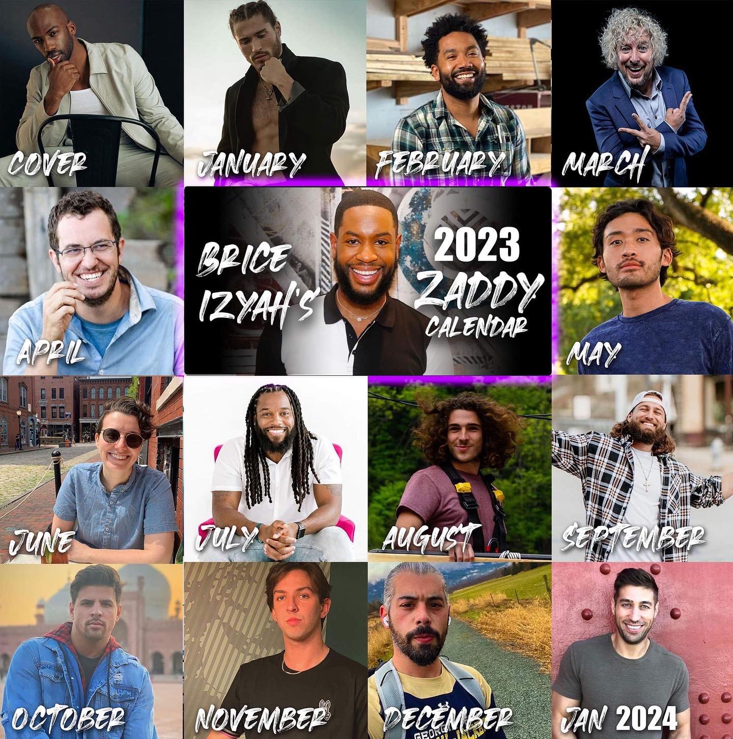 2024 Zaddy Calendar Glenna Ferdinande