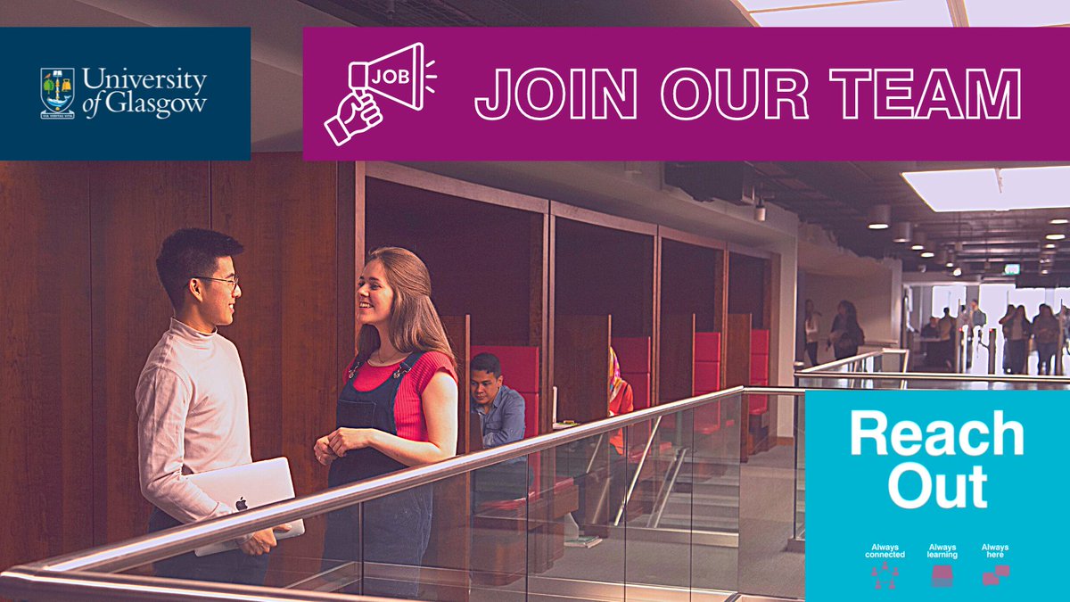 uofglibrary's tweet photo. 🌟We're hiring🌟 Opportunity to join us as Reach Out Library Front of House Team Leader, working with a fantastic team to deliver first-class service to the #TeamUofG community 👇

Find out more, and apply online https://t.co/3hsRfH01Mf
Vacancy Ref:  092388
Closing: 15 September https://t.co/I1pe3ueCuo