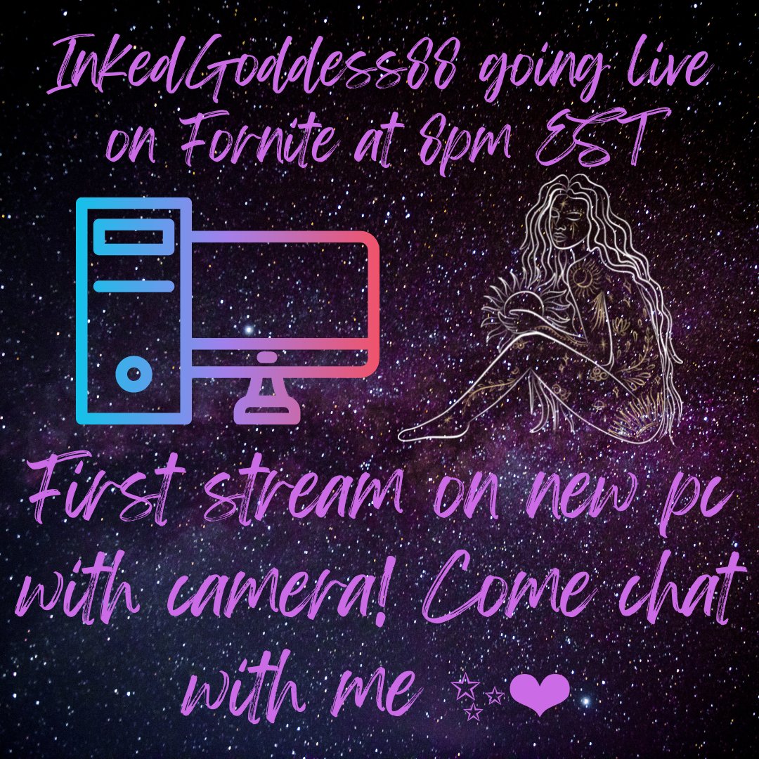 INKEDGODDESS888's tweet photo. Tonight is the night! Come join me while I stream for the first time on my new pc and camera! Can't wait to see everyone ❤️

https://t.co/aPeYLI8WF3 https://t.co/KNKKYRzRA5
