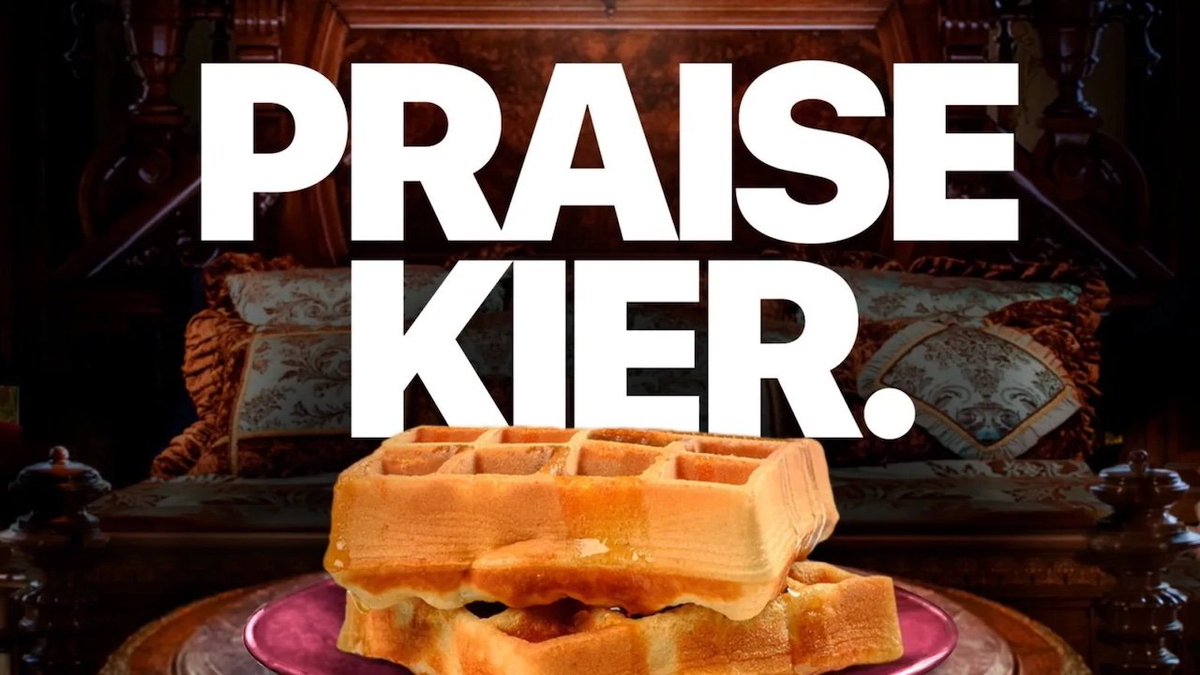 appleinsider's tweet image. For a very limited time, GrubHub is offering $10 off orders for National Waffle Day in a promotion for Apple Original series "Severance." appleinsider.com/articles/22/08…