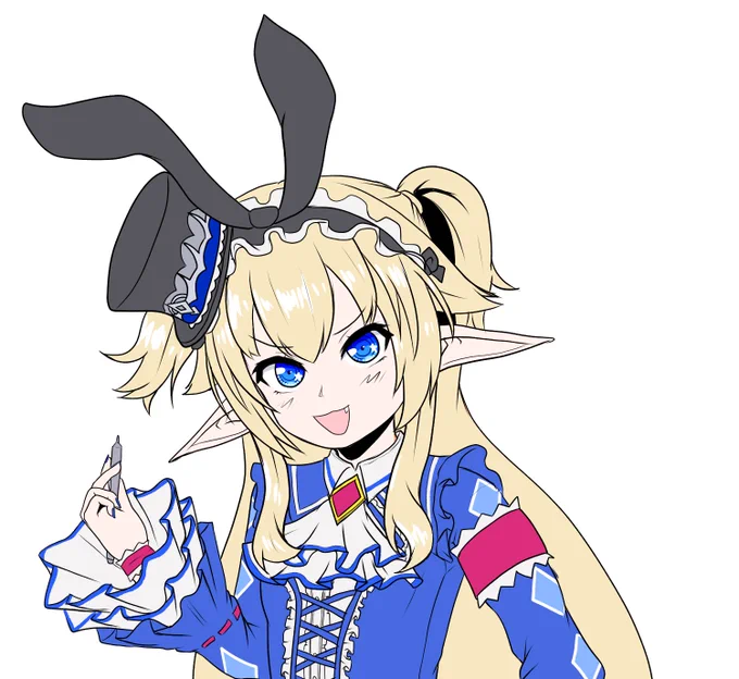 2年前サッと描いたらしいアイコンコーナー用(2年前の今頃は云々で表示された)と今年描いたアイコンコーナー用のやつッ 