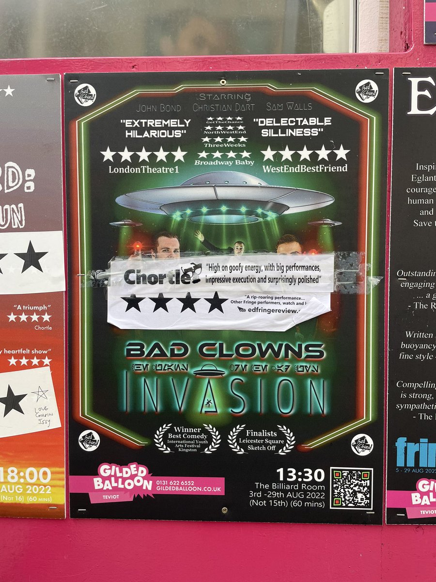 Game Night (@gamenightuk) on Twitter photo We loved laughing along with <a href="/Badclownscomedy/">Bad Clowns</a> today! Such a hilarious and talented bunch of performers! Only 5 more shows to catch them, GO GO GO! 🌟🌟🌟🌟🌟 We loved laughing along with <a href="/Badclownscomedy/">Bad Clowns</a> today! Such a hilarious and talented bunch of performers! Only 5 more shows to catch them, GO GO GO! 🌟🌟🌟🌟🌟