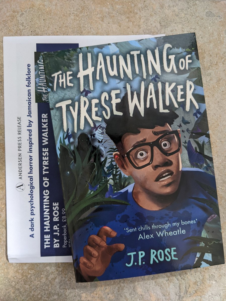 up2latereading's tweet photo. Excited to receive The Haunting of Tyrese Walker @jprosewriter today in time for spooky season round the corner. I'm part of the @KaleidoscopicBT blog tour in October.
#adpr #blogtour #thehauntingoftyresewalker #jprose #andersenpress #BookTwitter #booktwt #uptoolatereading https://t.co/PRH0gKTTAU