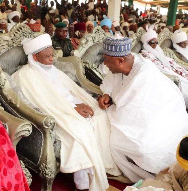 bukolasaraki's tweet photo. My family and I wish the Sultan of Sokoto, His Eminence, Muhammadu Sa'ad Abubakar III, a very Happy 66th Birthday!

We pray that the light of Almighty Allah (SWT) continues to shine on you, may His wisdom continue to abide with you, and may His blessings always be upon you. https://t.co/FnDZc25MP0
