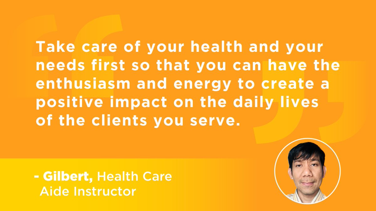 Meet Gilbert, Health Care Aide instructor! 

Gilbert's had a decorated career – 27 years as a registered nurse and physician and 16 years in the teaching field with 6 of those years at Robertson. His top career tip? Take care of yourself so you feel and perform your best.