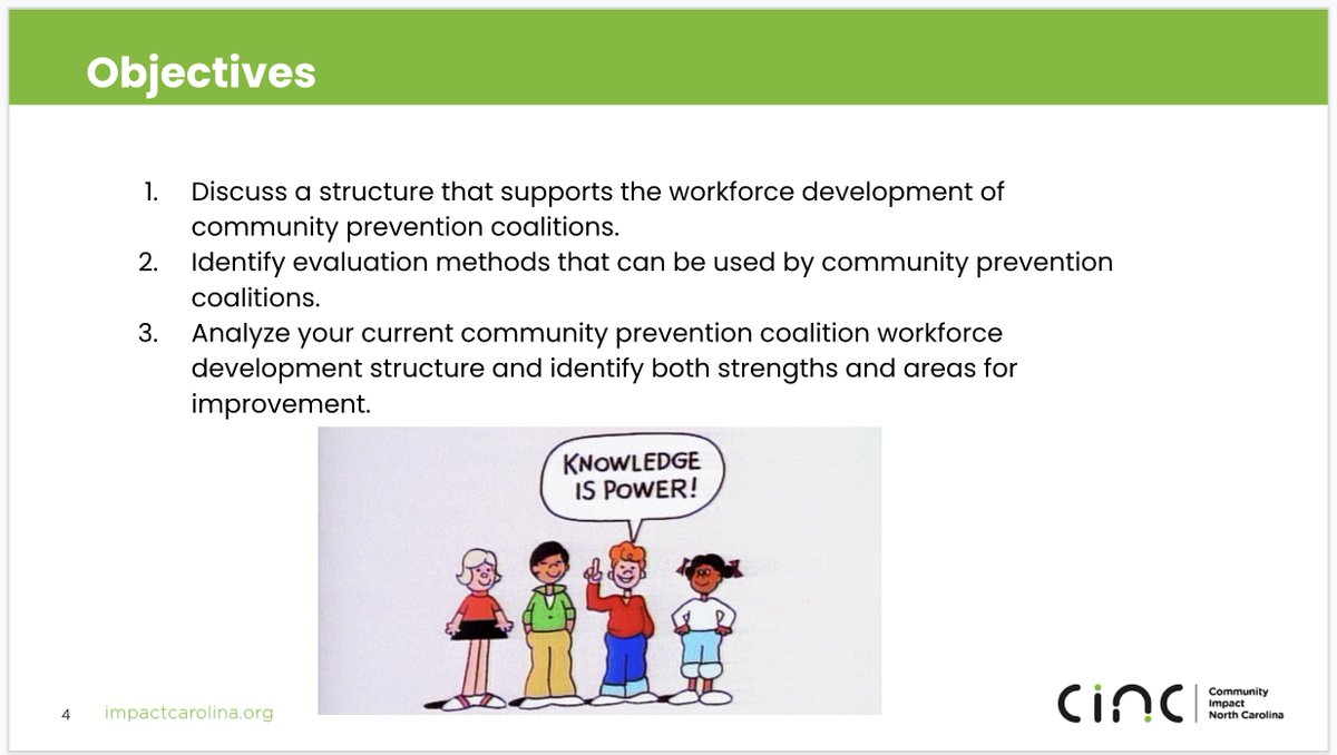 Presenting at the 2022 National Prevention Network Conference was an amazing experience for CINC.  Thank you, NPN &amp; (NASADAD), for allowing us to present on Supporting Coalitions Through Workforce Development and Strategic Advising. We truly had a great time!