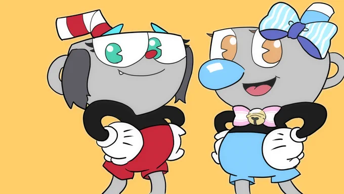 こまたんとCuphead楽しかった超むずかっためっちゃ笑った～!!こまたん強かったから任せっきりで遊んじゃったのでもっと上達してリベンジしたいなぁクソガキ～ズ 