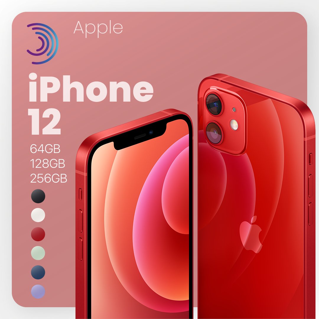 DitelStore's tweet photo. Encontrá el Iphone que buscás y #PagaConCripto 🔥
📱 Iphone 12 📱
🔸 Pantalla de 6.1"
🔸 64 GB - 128 GB - 256 GB
🔸 Colores Black, White, Purple, Green, Blue y Red
Elegí el que más te guste y pedilo en nuestro canal de Telegram: https://t.co/wDURX3nbvG
#Ditel #TiendaCripto https://t.co/4xIBocMmSA