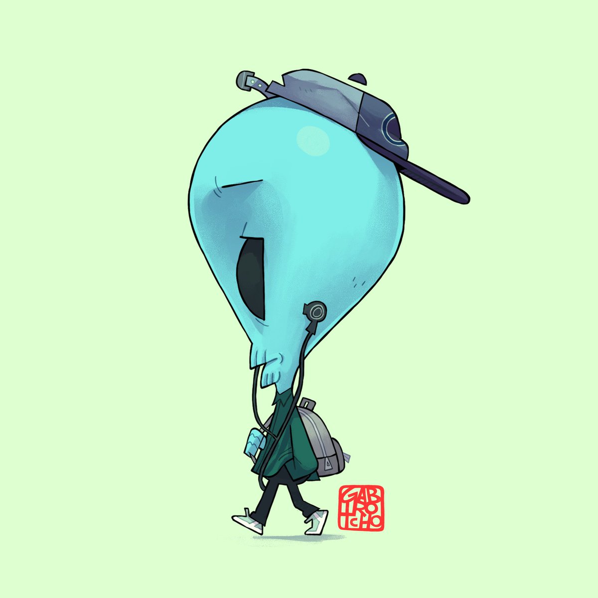 「Pequeno Naldo que fiz entre os trampo pr」|GABRIEL INFANTE 🪰のイラスト