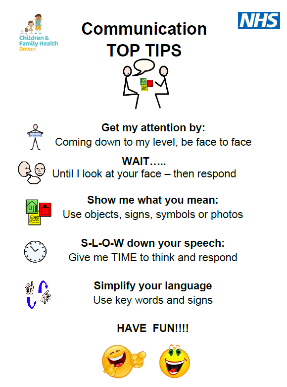 CFHDevonSLT's tweet photo. Here are our ✨TOP TIPS✨for supporting communication development https://t.co/oM2PRhPLT4