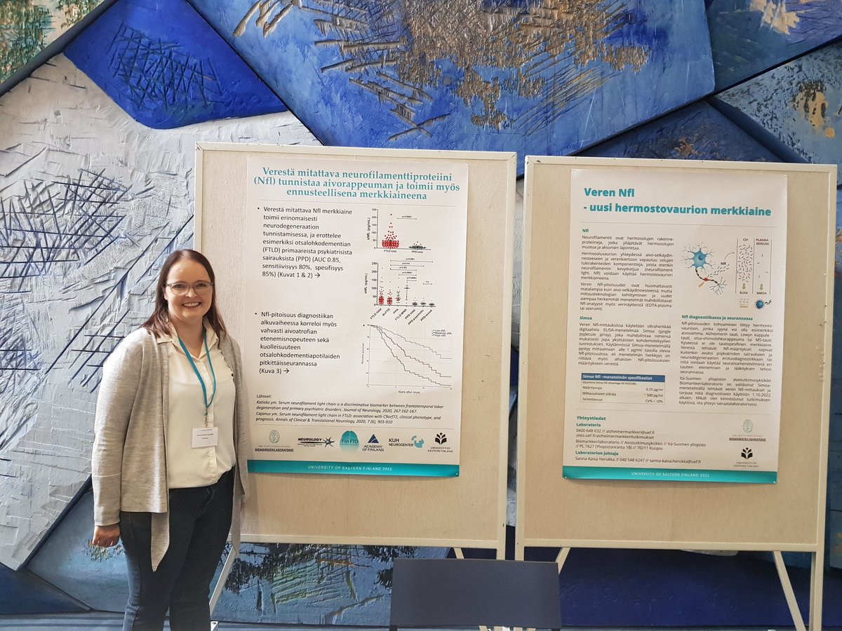 Reetta Kälviäinen (@rkalviainen) on Twitter photo <a href="/UniEastFinland/">University of Eastern Finland</a> <a href="/ClinmedUef/">UEF ClinMed</a> Aivotutkimusyksikön biomarkkerilaboratorio aloittaa plasman neurofilamenttimääritykset - uusi lupaava hermostovaurion merkkiaine käyttöön - laboratorion johtaja Sanna-Kaisa Herukka esittelee <a href="/KuopioAD/">Kuopio Alzheimer Symposium</a> #KuopioAD <a href="/UniEastFinland/">University of Eastern Finland</a> <a href="/ClinmedUef/">UEF ClinMed</a> Aivotutkimusyksikön biomarkkerilaboratorio aloittaa plasman neurofilamenttimääritykset - uusi lupaava hermostovaurion merkkiaine käyttöön - laboratorion johtaja Sanna-Kaisa Herukka esittelee <a href="/KuopioAD/">Kuopio Alzheimer Symposium</a> #KuopioAD