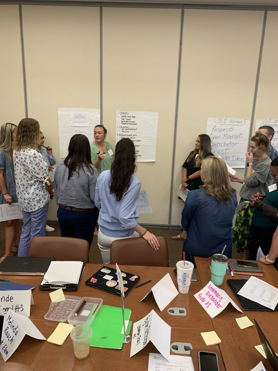 Checking out our leadership style strengths and interactions at The Frisco ISD Teacher Leadership Institute!#txtli