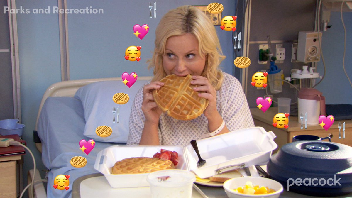 We need to remember what’s important in life: friends, waffles, and work. Or waffles, friends, work. It doesn’t matter. But work is third. #NationalWaffleDay