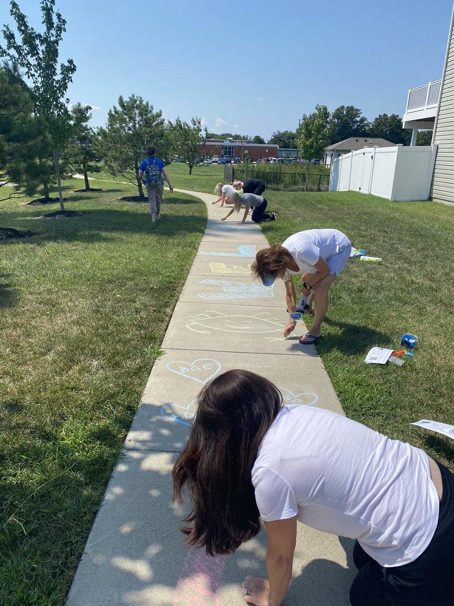 <a href="/clwarlick/">courtney warlick</a> - Thanks for organizing Battle Grove’s “Chalk the Walk.”