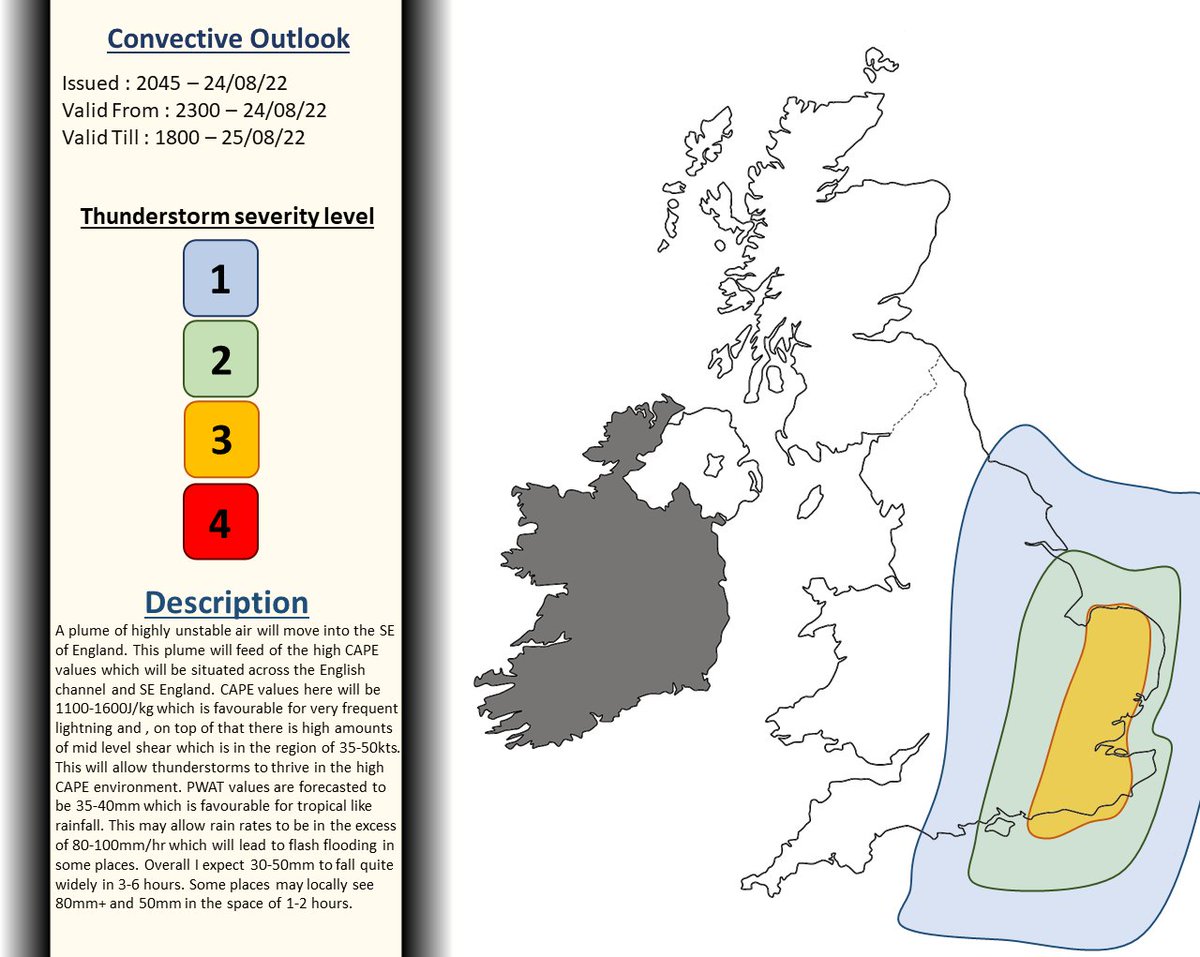 Tayside & Fife Weather on Twitter "Convective outlook has been issued