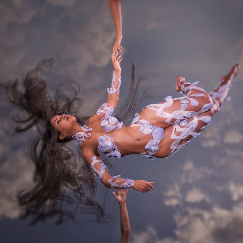 PortionDAO's tweet photo. Featured art of the day 💫

'LOST IN HEAVEN' Created by: @Paganovanessa_ 

1/1 available now on on https://t.co/xmWgdU8bS1

There is always someone there to catch you.

#NFT #NFTart #NFTcommunity #Digitalart #PortionApp https://t.co/GMS87VVtNf