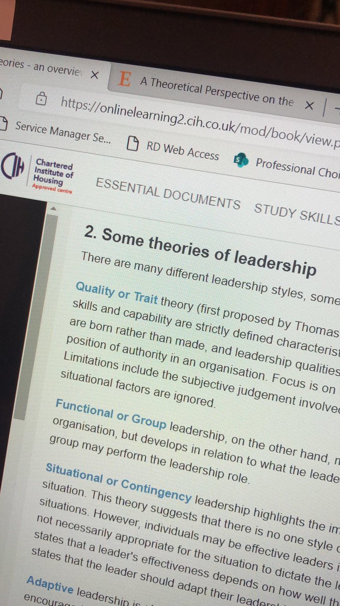Another day, another assignment. #cihlevel5 #lovetolearn #GoTeamHiS@CIHhousing