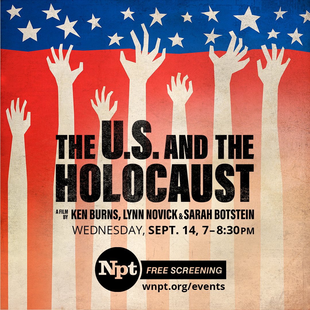 NPT and the <a href="/GordonJCC/">Gordon JCC</a> are hosting a free preview event featuring the upcoming #USandTheHolocaustPBS documentary series + Our American Family: The Mays.

RSVP for the Sept. 14 event: wnpt.org/events/