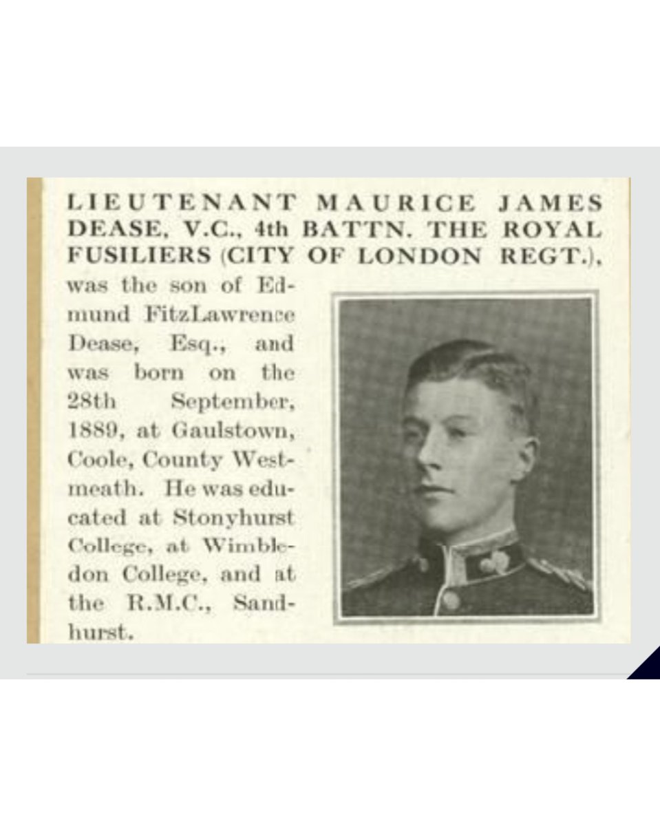 BritishHistorym's tweet photo. Remembering Lieutenant Maurice James Dease VC π¬π§
Machine Gun Officer, 4th Battalion, Royal Fusiliers.
Death: 23 August 1914, Died of wounds at Nimy near Mons, Western Front.
#Lestweforget #Britisharmy #Firstworldwar #d23aug #Britishhistory #Remembrance https://t.co/5d2NOdXzXt