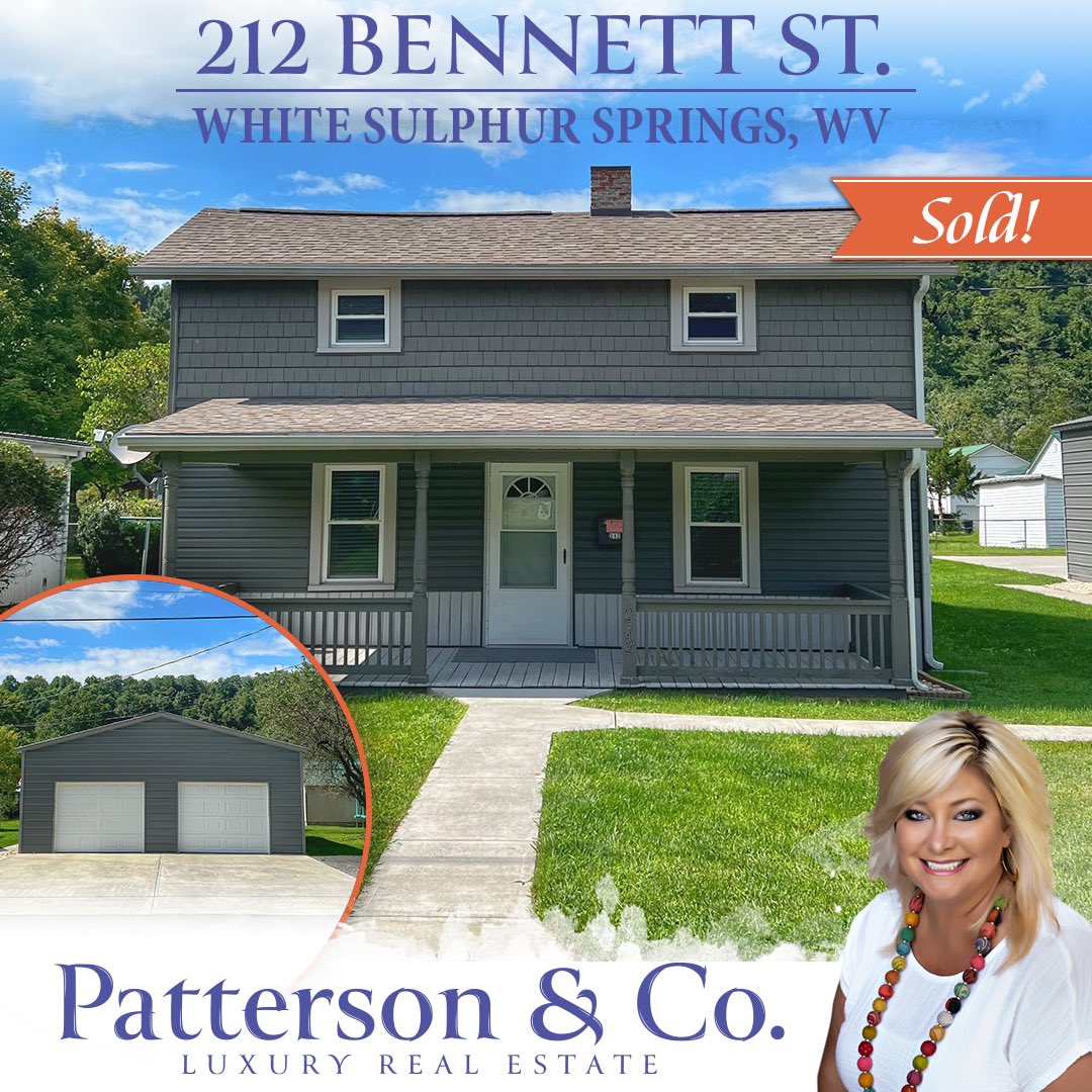 🥳 SOLD! 🏡 Another beautiful Greenbrier County home just closed!🔑 

☎️ Making moves?!? Call Alisha Patterson and her team at (304)520-4065! 

#sold #justclosed #realestate #lewisburgwv #pattersonandco #liveinlewisburg #luxury #lewisburg #listwithlish #whitesulphursprings