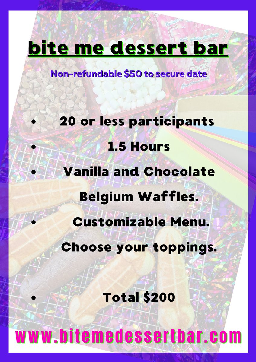 biteme_dbar's tweet photo. A sample menu and informational flyer! 

https://t.co/NHmNffE8u3 

#bitemedessertbar https://t.co/Xv5ez5w7D8