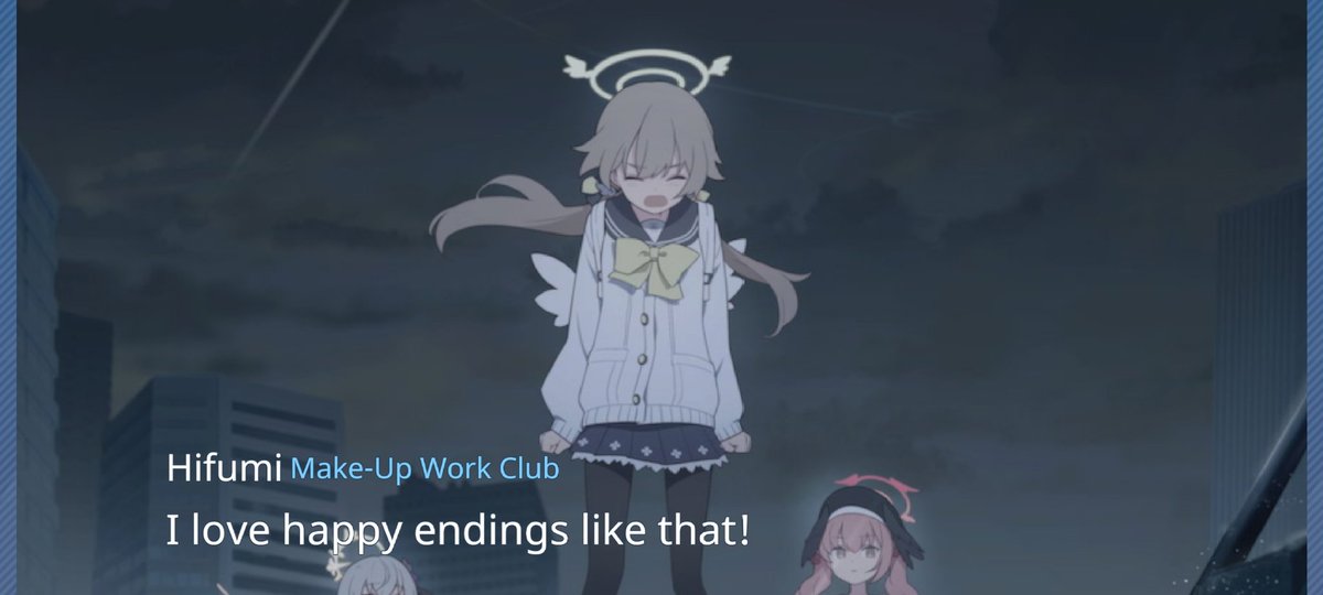 dodonhiroshima's tweet photo. Vol.3 of Blue Archive is one of the best mobile game story I have read to date.

It's just so beautifully written from the start to finish, all 65 episodes of it.

Took like half a day to finish reading them all and it was a time well spent. https://t.co/DzzcNASRvZ