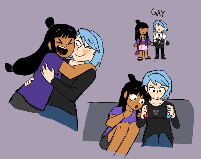 zero thoughts head empty only franmaya #aceattorney 